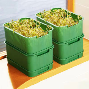 Khay Làm Giá Đỗ Có Nắp Tiện Lợi Hộp Trồng Rau Mầm Tại Nhà Giàn Trồng Rau Sạch Nuôi Rau Thủy Canh