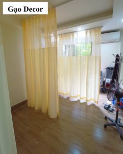 ( Rèm đã có nhún )Rèm vải y tế đã có độ nhún  rèm phòng khám  rèm bệnh viện spa nhận làm theo yêu cầu