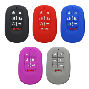 Ergonomic Silicone Key Cover Shell Case For 7+2 Buttons Anti Scratch Protection Shockproof Design Universal for Car Keys