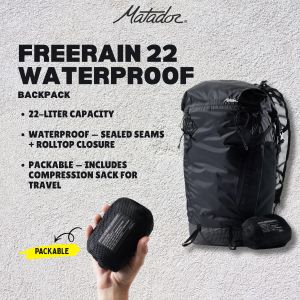 Matador Freerain 22 Waterproof Packable Backpack