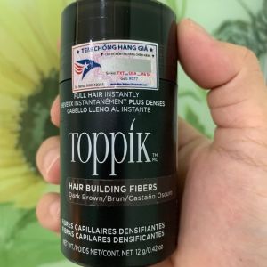 TIỆN DỤNG - Bột phủ dày tóc Toppik Hair Building Fibers 12GR - Made in USA - HÀNG XỊN - • Làm đầy tức thì các vùng tóc thưa tạo mái tóc dày và tự nhiên.  • Che phủ phần bị rụng hói giúp bạn tự tin hơn với vẻ ngoài hoàn hảo.