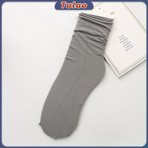 Womens Socks Korean Thin Velvet Calf Socks Fashion Medium Tube Socks 1 Pair 6 Colors