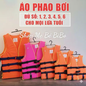 ÁO PHAO bơi cứu hộ cho bé và người lớn nhiều SIZE Tuổi Sport - Xuất xứ Việt Nam