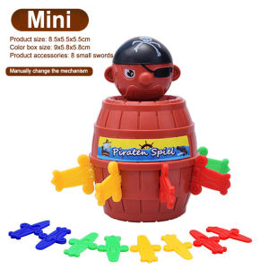 LYZRC Kids Funny Gift Lucky Thorn Toy Gadget Pirate Bucket Game Toy Piggy Bank Gfit