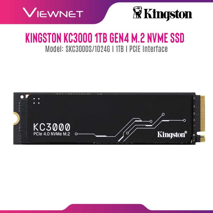 KC3000 PCIe 4.0 NVMe M.2 SSD High-performance for desktop and laptop PCs -  Kingston Technology