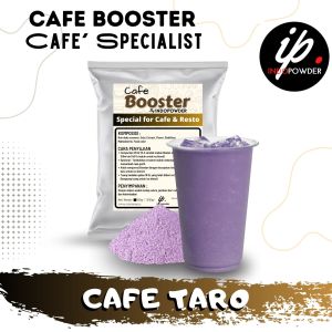 Bubuk Minuman 500gr PREMIUM CAFÉ BOOSTER TARO Untuk Cafe Waralaba dan Resto - Minuman Kekinian