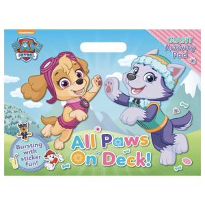 Paw Patrol Blaze Nella Giant Colouring Pad for Kids to Colour with 48 Pages