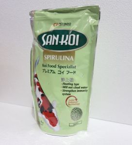 (BISA COD) BOWINDUSTRIES SAN KOI SANKOI Makanan Pakan Ikan Hias Koi Fish Food Spirulina 5 mm Medium 1 Kg BEST SELLER