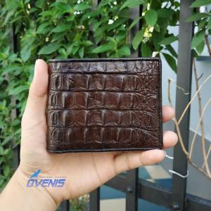 [FREE SHIP] Bóp Da Cá Sấu 2 Mặt. Gai Lưng Cá Sấu Rất Đẹp - Rất Bền!