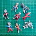 Action Figure ULTRAMAN CHIBI set isi 4 pcs - Miniatur Topper Kue Pajangan Mainan Toy Orb Geed Belial Baltan. 