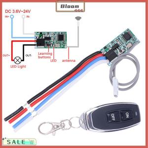 Follow Get New[Bloom Z] 433mhz DC 3.6V 5V 9V 12V 24V 1CH Mini Relay Wireless RF Remote Control Switch