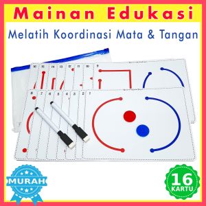 Mainan edukasi melatih KOORDINASI mata dan tangan - montessori play