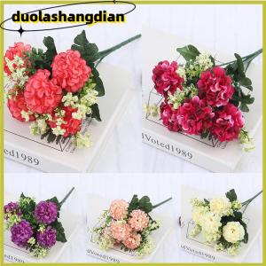 [Duola] ที่ใส่ดอกไฮเดรนเยีย1ช่อ5หัวดอกไม้ประดิษฐ์การตกแต่งดอกไม้