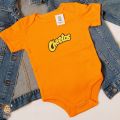 Factory direct sales MAD POTATO Food Themed OREO CHEETOS LAYS KITKAT MANG INASAL Baby Onesie Unisex Romper Monthly. 