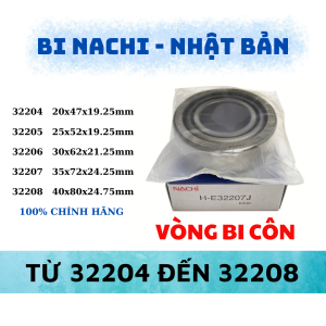 Vòng bi côn NACHI 32204 32205 32206 32207 32208