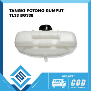 Fuel Tank Assy Putih BG 338 untuk Mesin Potong Rumput TL33/330 Tangki Bensin Model Coak