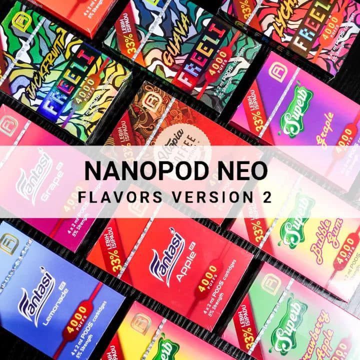 NANOSTIX NANOPOD Nano Pods Nanoneo Flavor Neo 2 Flavour Nanostick NX3 ...