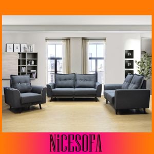 Nabucco S061 Double Use Back Cushion Sofa Also Delivery in West Malaysia Only] [Water Resistance Fabric or Casa Leather]
