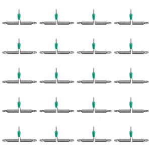 T Shape Balance Rope 20pcs Line Hook Rigs Hook Wire Arm Line Space Bifurcation Fishing Balance Rigs Fishing Tool