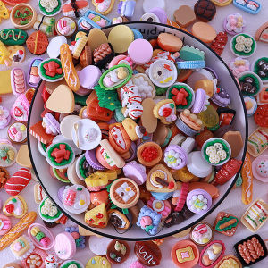 YAFEN 10Pcs Dollhouse Mini Food Toys Dollhouse Kitchen Decoration Dollhouse Accessories For Kids Pretend Play Toy