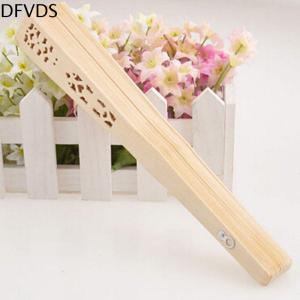 DFVDS งานฝีมือ คลาสสิค กลวง มือ แกะสลัก ดอกไม้ งานสังสรรค์ ไม้ไผ่ ด้ามจิ้ว สไตล์จีน ทำด้วยไม้