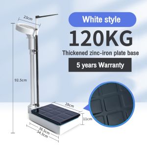 Confidence Mechanical Dial Adult Height And Weight Measuring Scale Medical Stadiometer Supports Heavy Weights 2-in-1 Height Gauge