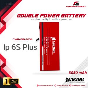 Baterai VIKING Double Power Original Apple Iphone 6S PLUS Ori Batre Batrai Battery Dual
