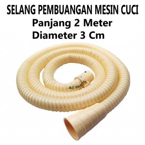 Selang Inlet Air Masuk Mesin Cuci LG Sharp Samsung Denpoo Sanyo Toshiba Electrolux 2 3 5 Meter