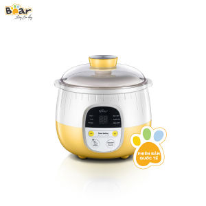 Nồi Nấu Chậm Bear Nồi Nấu Cháo Chậm 0.8L Bear SUBE001 Đa năng 6 Chế Độ Bản Quốc Tế Bảo Hành 18 Tháng