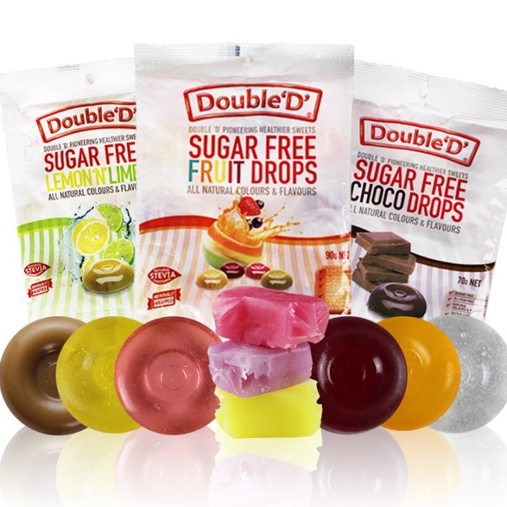 4 x Double 'D' Sugar Free Choco Drops 70g