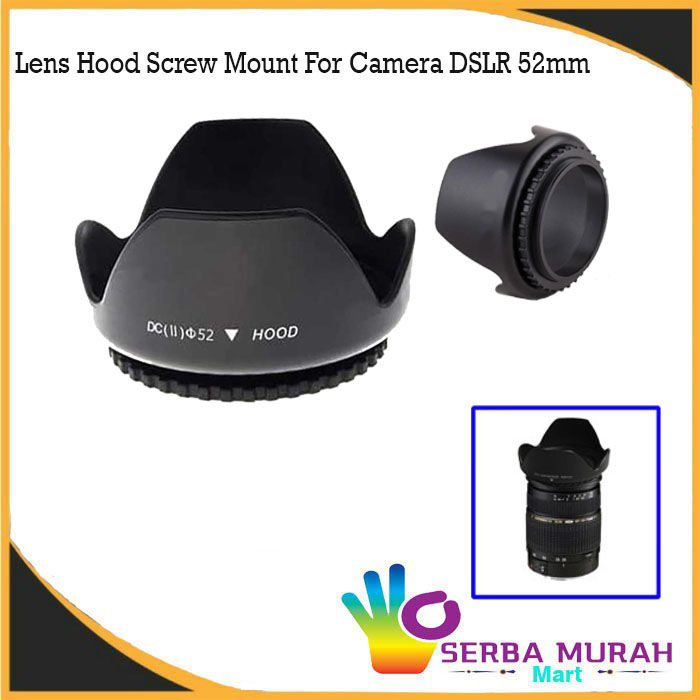 Lens Hood Flower 52mm Nikon 18-55mm Fujifilm X-A5 X-A20 15-45mm