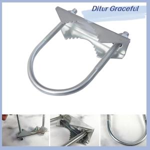 Ditur เสาอากาศเสายึดขายึดเสาอากาศ Mount CLAMP U-Bolt สำหรับ Helium Miner ANTENNA