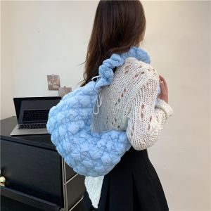 Jelly Bunny Sling Bag Puffy Tali Serut Korean Style Import Premium Tas Puffer ala Bangkok Korea SB010