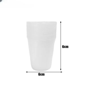 50/10x Transparent Garden Nursery Pots Planting Nutrition Cup Flower Propagation Container Seedling Bag Soft Plastic Flowers Pot