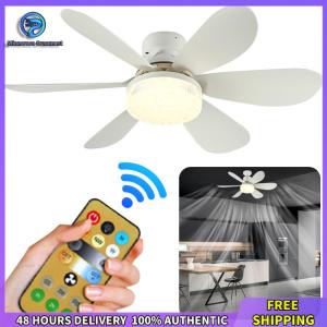 Winnereco E26/E27 Base Ceiling Fan Light 30W Modern Ceiling Fanlight Dimmable Decorative Ceiling Fanlight for Home Offices Bedroom