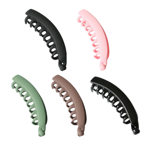 5 cái in hình thú chuối nhựa Clip giữ vững cho làm đẹp lông kẹp tóc cho nữ phụ nữ hàng ngày tạo kiểu tóc