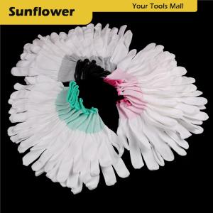 🎀🎁【Special price】Sun ถุงมืออิเล็กทรอนิกส์ทำงานอิเล็กทรอนิกส์ป้องกันไฟฟ้าสถิตย์นิ้วเคลือบฝ่ามือ5คู่