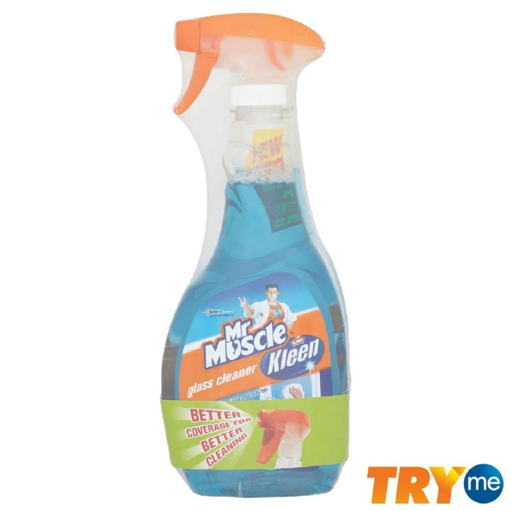 Mr Muscle Glass Cleaner Twinpack (500ml) Super Active Lazada
