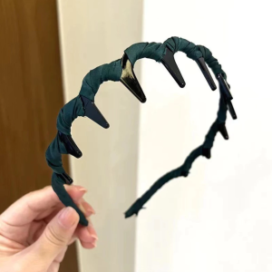 Sean Style Wave Cloth Headbands for Women and Girls Bangs and Broken Hair Fixed Headband Hair Accessories