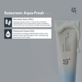 Beauty of Joseon Sunscreen Aqua-Fresh : Rice + B5  (SPF50+ PA++++)  Lightweight and non-sticky. 