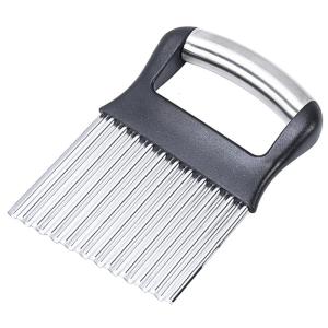 Wavy Vegetable Cutting Tool Dishwasher Safe Stainless Steel Sharply Blade Slicer For Potato Carrot Cucumber