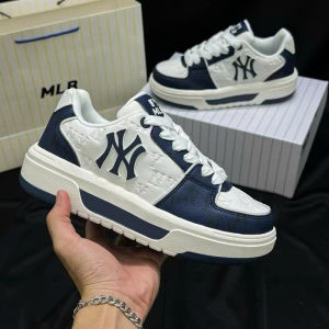 Giày Sneaker MLB Chunky Liner Denim Monogram NY Yankees