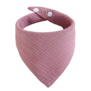 4 lớp BIB cho trẻ sơ sinh drooling BIB bông tam giác khăn trẻ em mềm trẻ sơ sinh Điều Dưỡng BIB cho bé ăn khăn