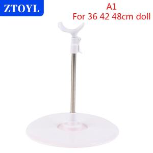 [COD]🔥🔥🔥ZTOYL Universal 36/42/48/60cm Dolls Stainless Steel Display Adjustable Stand Holder