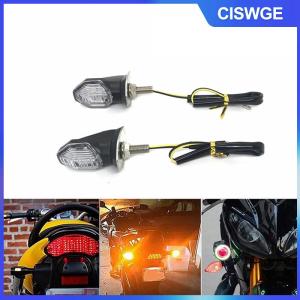 CISWGE 2X Đèn báo tín hiệu xe đạp rẽ màu hổ phách 1LED thông dụng cho xe máy