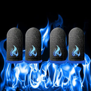 【🔥10% off🔥】BlueWow 21-PIN Finger Sleeve Gaming Superconducting Carbon Fiber for PUBG Mobile Games Contact Screen，Ultra-thin and Durable Finger Gloves for Gaming