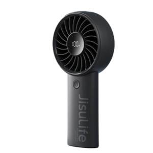 Life4 Handheld Mini Fan - USB Rechargeable Portable Fan with 5 Speeds High Velocity Personal Cooling Fan for Students/Office/Travel Quiet Battery Operated Pocket Fan