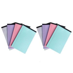 8 Pcs A4 Pocket Notepads Writing Paper Lined Paper Pads Scratch Pads Tearable Legal Pad Office Supplies