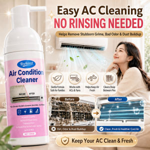 Aircon Cleaning Spray Fan Blade Cleaner Solution Multi Purpose Quick Cleaning Foam For Air Conditioner Vent Filter Cooling Fin Household Use