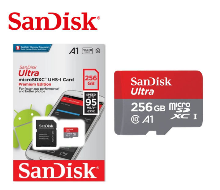 SANDISK MEMORY CARD 16GB 64GB 128GB 256GB MICRO